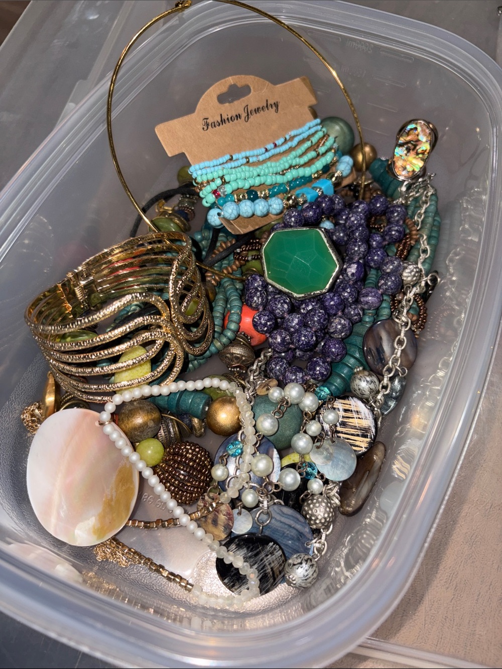 Boho Chic Jewelry Bundle – 14 Pieces | Mixed Textures & Statement Finds